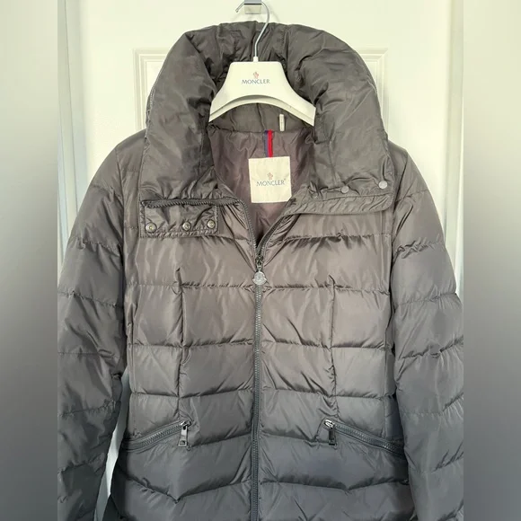 Moncler Flammette Hooded Puffer Coat/Down Jacket, Size 3